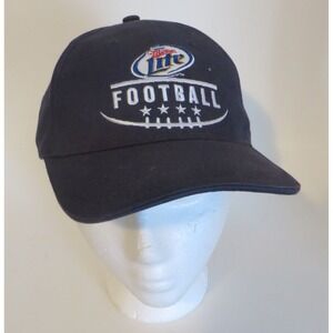 Miller Lite Beer NFL Football Hat Baseball Cap Adjustable